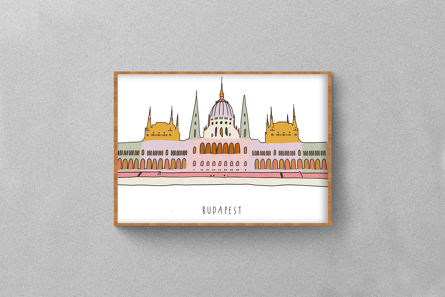 Colourful Parliament A4