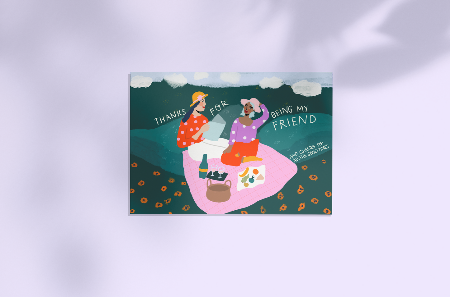 Thanks for being my friend