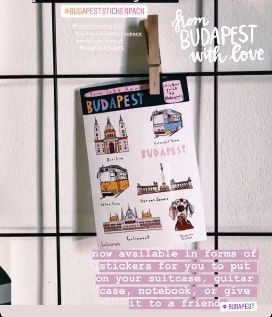 Budapest sticker pack